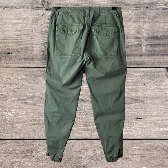 💎149 American Eagle Army Green Stretch Cuffed Utility Pants - Picture 8 of 8
